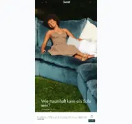 Kleine Seitenvorschau von sweef.de