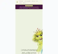 Kleine Seitenvorschau von froschkoenigin-award.de