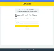 Kleine Seitenvorschau von login.dewezet.de