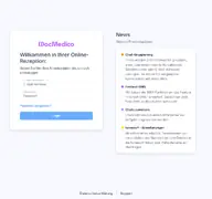 Kleine Seitenvorschau von login.docmedico.de