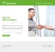 Kleine Seitenvorschau von login.doh.wackler-group.de