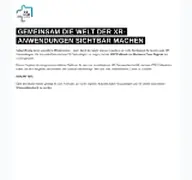 Kleine Seitenvorschau von xrnetwork.xrhub-bavaria.de