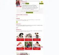 Kleine Seitenvorschau von hundekatzen-fit.de