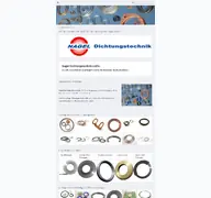 Kleine Seitenvorschau von nagel-dichtungstechnik.de