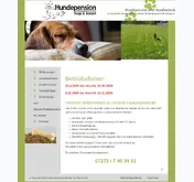 Kleine Seitenvorschau von hundepension-trapp-bossert.de