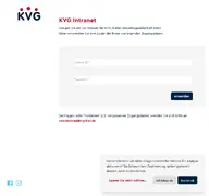 Kleine Seitenvorschau von login.kvg-kiel.de
