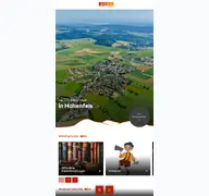 Kleine Seitenvorschau von hohenfels.de