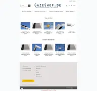 Kleine Seitenvorschau von gazeshop.de