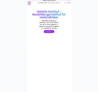 Kleine Seitenvorschau von holistic-institut.de