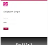 Kleine Seitenvorschau von login.propraxis.de