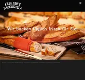 Kleine Seitenvorschau von kreuzers-backhaeusla.de