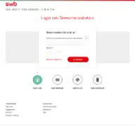 Kleine Seitenvorschau von login-tk.swb-gruppe.de