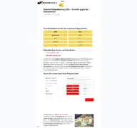 Kleine Seitenvorschau von bussgeldkatalog.de