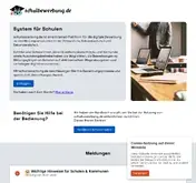 Kleine Seitenvorschau von schulen.schulbewerbung.de