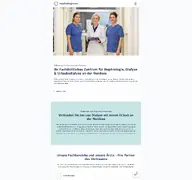 Kleine Seitenvorschau von nephrologicum-cuxhaven.de