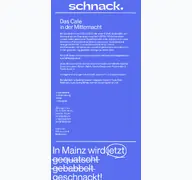 Kleine Seitenvorschau von cafeschnack.de