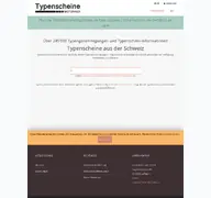 Kleine Seitenvorschau von typenscheine.ch