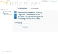 Kleine Seitenvorschau von organizer.folkwang-uni.de