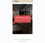 Kleine Seitenvorschau von bistroammarkt-wunsiedel.de