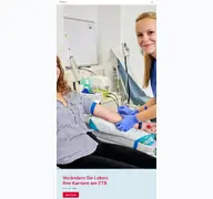 Kleine Seitenvorschau von karriere.ztb-charite.de