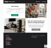 Kleine Seitenvorschau von service.teufel.de