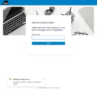 Kleine Seitenvorschau von servicedesk.intern.sva.de