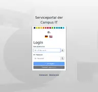 Kleine Seitenvorschau von serviceportal.uni-regensburg.de
