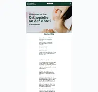 Kleine Seitenvorschau von orthopaedie-an-der-abtei.de