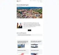 Kleine Seitenvorschau von zagreb.diplo.de