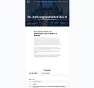 Kleine Seitenvorschau von zahlungsverkehrsforum.de