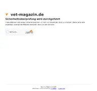 Kleine Seitenvorschau von vet-magazin.de