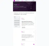 Kleine Seitenvorschau von jobportal.medseek.ch