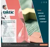 Kleine Seitenvorschau von taktic.ch