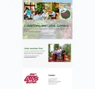 Kleine Seitenvorschau von lotos-garten.de