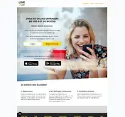 Kleine Seitenvorschau von love2say.de