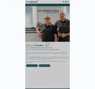 Kleine Seitenvorschau von zahnarztpraxisdrmayer.de