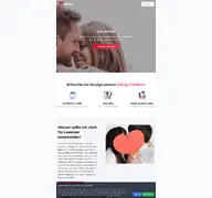 Kleine Seitenvorschau von lovemee.de