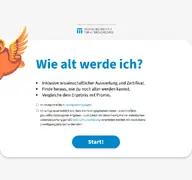 Kleine Seitenvorschau von wie-alt-werde-ich.de