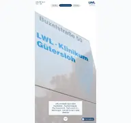 Kleine Seitenvorschau von lwl-klinikum-guetersloh.de