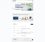 Kleine Seitenvorschau von shimadzu.com