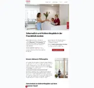 Kleine Seitenvorschau von zahnmedizin.medem.de