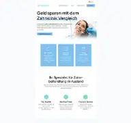 Kleine Seitenvorschau von zahntours24.de