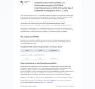 Kleine Seitenvorschau von bvwp-projekte.de