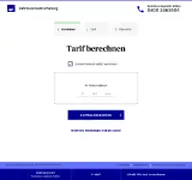 Kleine Seitenvorschau von zahnzusatz.axa.de