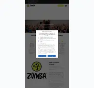 Kleine Seitenvorschau von i-love-zumba.de