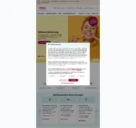 Kleine Seitenvorschau von ergo-versicherung.at