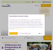Kleine Seitenvorschau von zandstuve.de