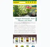 Kleine Seitenvorschau von floragard.de