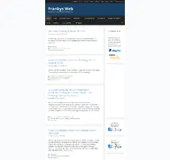 Kleine Seitenvorschau von frankysweb.de