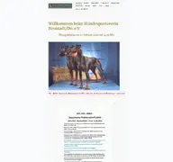 Kleine Seitenvorschau von hundesportverein-neustadt.de